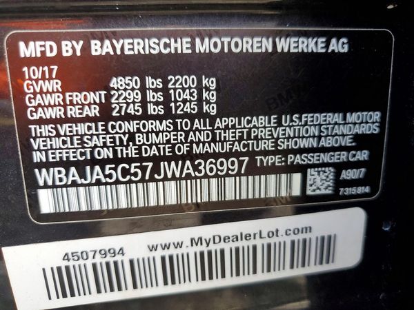 2018 BMW 530