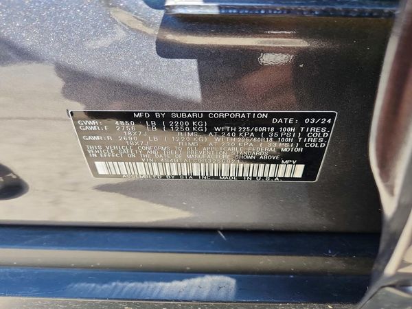 2024 SUBARU OUTBACK Onyx Edition