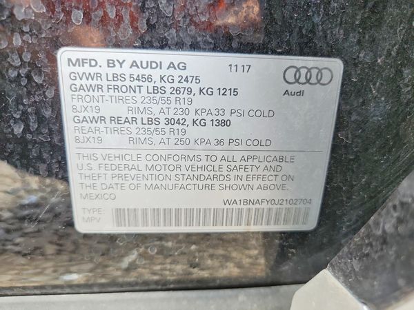 2018 AUDI Q5 quattro Premium Plus