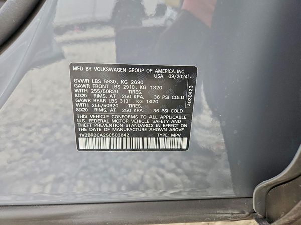 2025 VOLKSWAGEN ATLAS 4Motion SEL