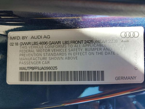 2018 AUDI A3 e-tron Premium Plus