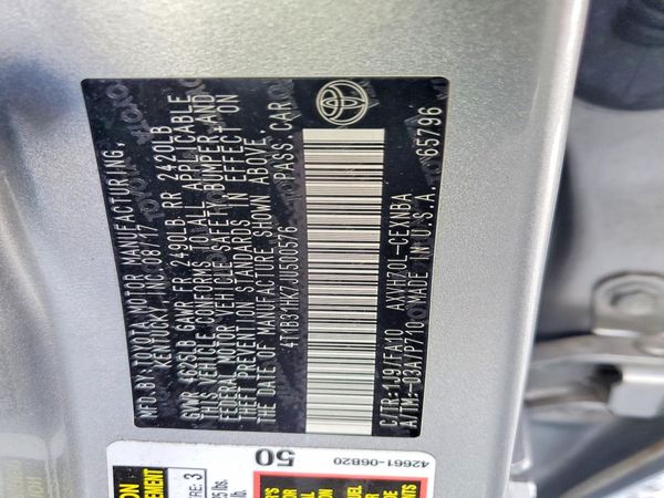 2018 TOYOTA CAMRY