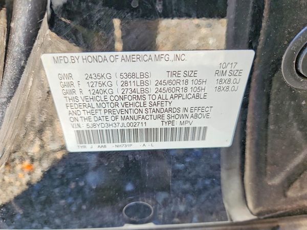 2018 ACURA MDX