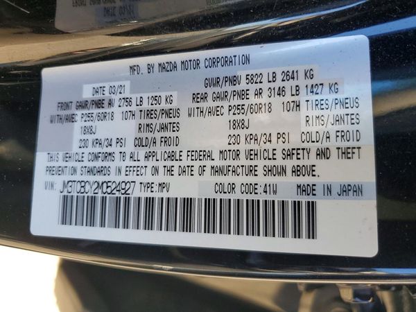 2021 MAZDA CX-9 Touring