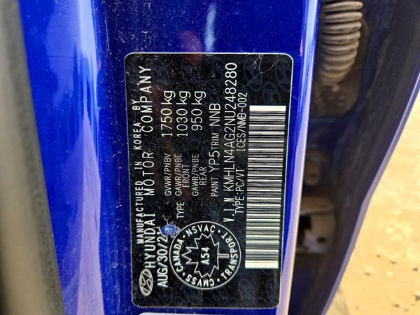 2022 HYUNDAI ELANTRA SEL w/ Premium Pkg — VINS