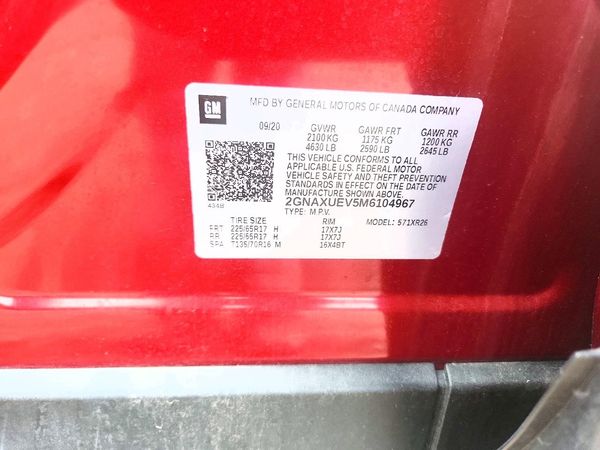 2021 CHEVROLET EQUINOX LT (1LT)