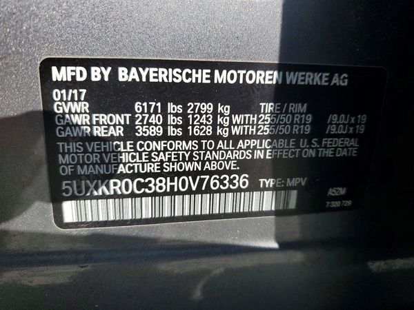 2017 BMW X5 xDrive35i
