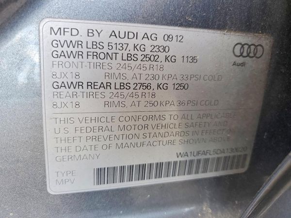 2013 AUDI ALLROAD quattro Premium Plus