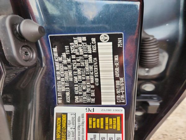 2012 TOYOTA CAMRY