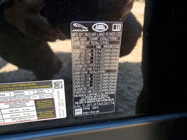 2026 LAND ROVER RANGE ROVER SPORT P400 Dynamic SE