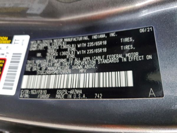 2021 TOYOTA HIGHLANDER