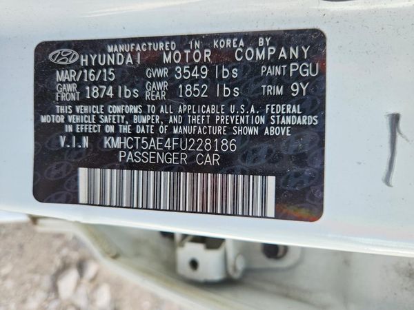 2015 HYUNDAI ACCENT GL(Middle-low)