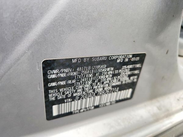 2024 SUBARU CROSSTREK