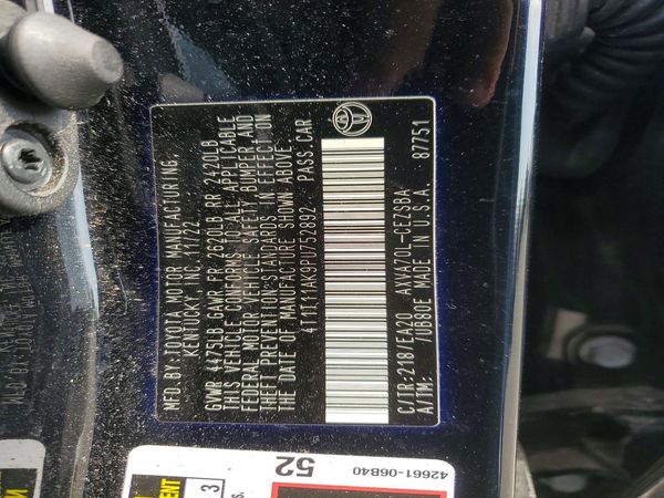 2023 TOYOTA CAMRY SE
