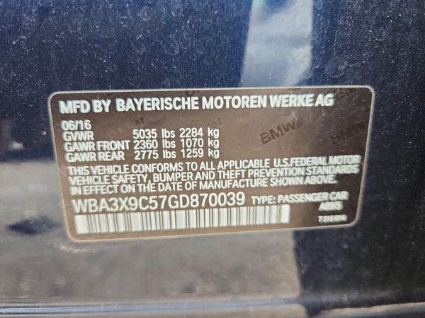 2016 BMW 335 xDrive GT