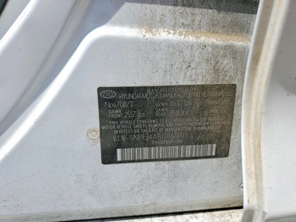 2018 HYUNDAI SONATA