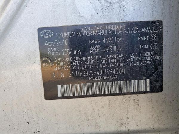 2018 HYUNDAI SONATA