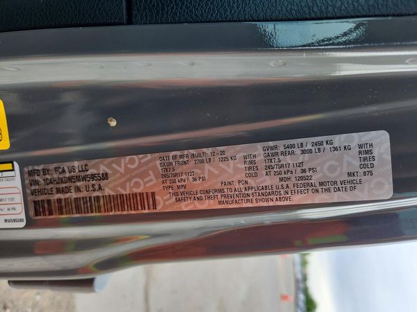 2021 JEEP WRANGLER UNLIMITED — VINS