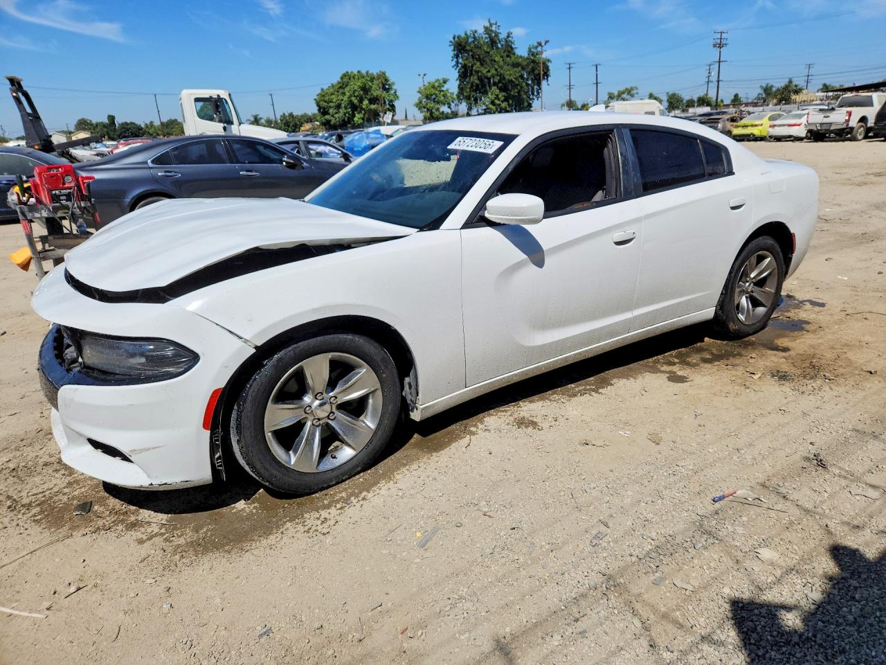 2016 DODGE CHARGER SXT — Front 3/4