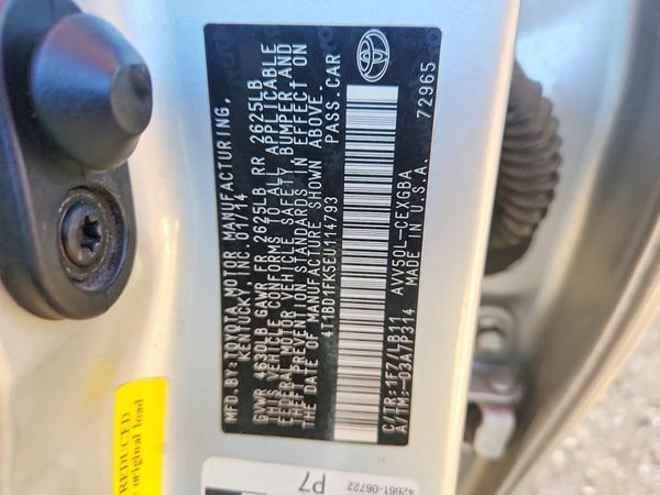 2014 TOYOTA CAMRY Hybrid
