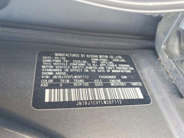 2020 NISSAN ROGUE SPORT