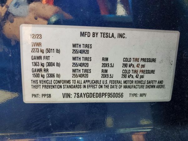 2023 TESLA MODEL Y