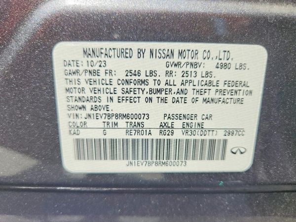 2024 INFINITI Q50 Luxe