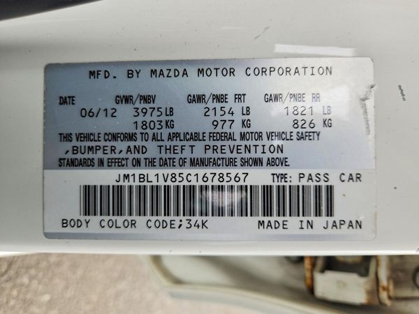 2012 MAZDA 3 Touring/GS