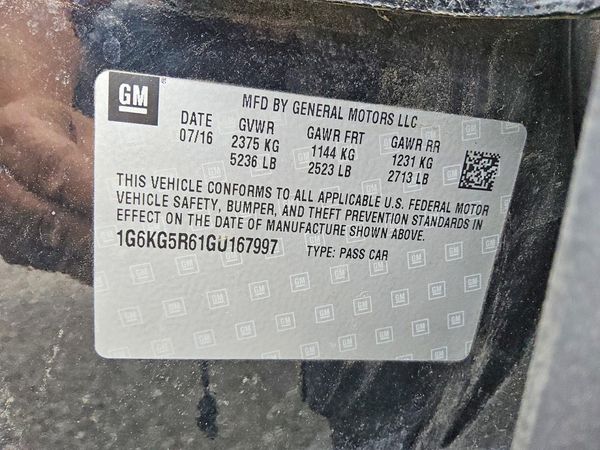 2016 CADILLAC CT6 Premium