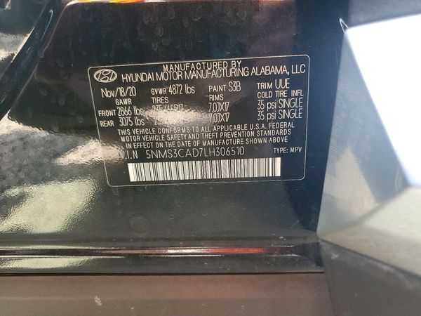 2020 HYUNDAI SANTA FE SEL