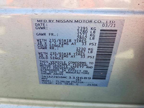 2021 NISSAN MURANO