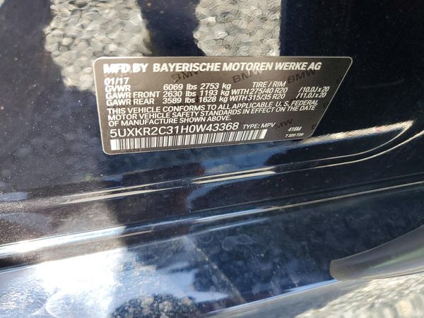 2017 BMW X5