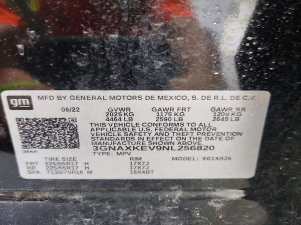 2022 CHEVROLET EQUINOX
