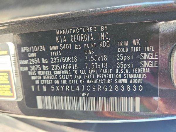 2024 KIA SORENTO