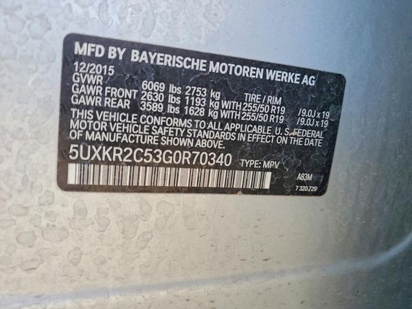 2016 BMW X5