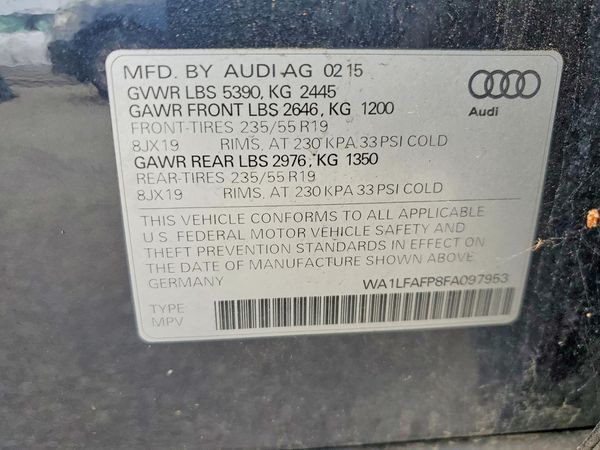 2015 AUDI Q5 Premium Plus