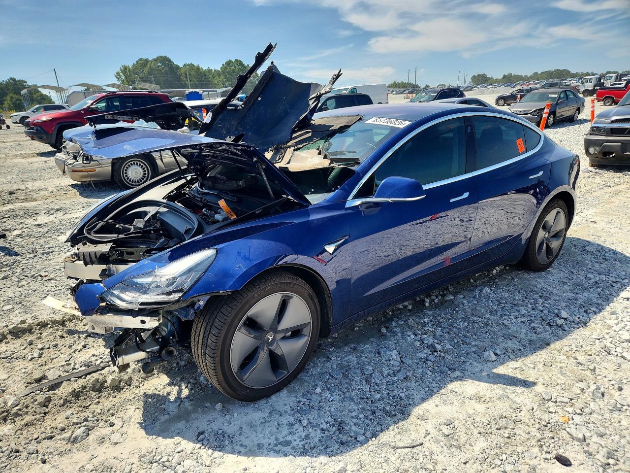 2019 TESLA MODEL 3 — Front 3/4
