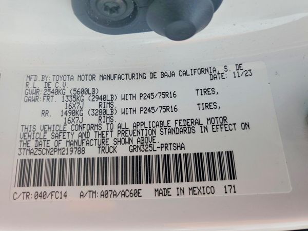 2023 TOYOTA TACOMA
