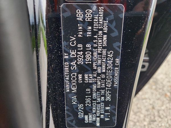 2026 KIA K4 LX, LXS