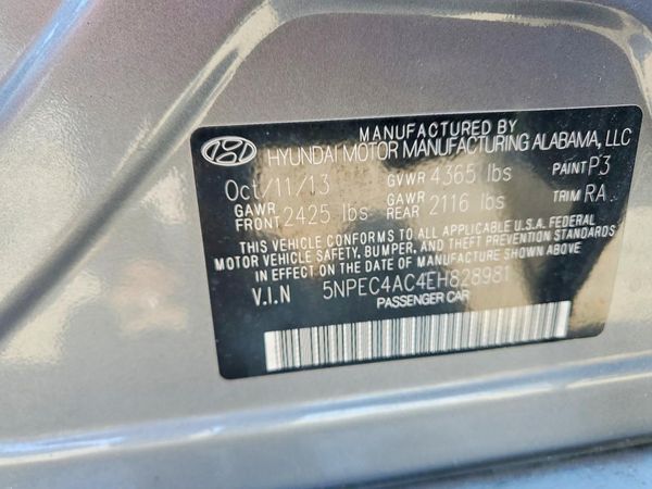 2014 HYUNDAI SONATA