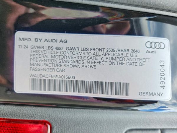 2025 AUDI A5