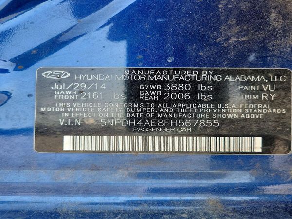 2015 HYUNDAI ELANTRA
