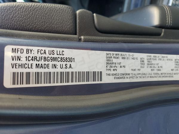 2021 JEEP GRAND CHEROKEE