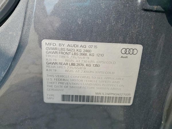 2016 AUDI Q5