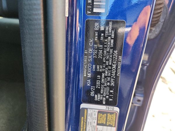 2021 KIA FORTE
