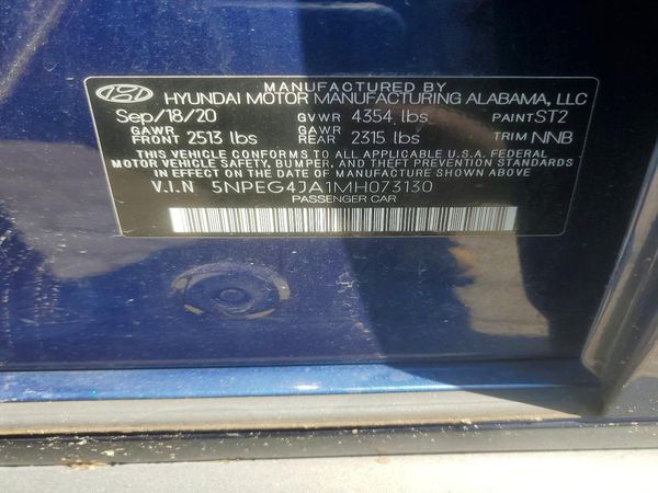 2021 HYUNDAI SONATA