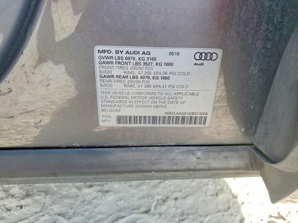 2019 AUDI E-TRON
