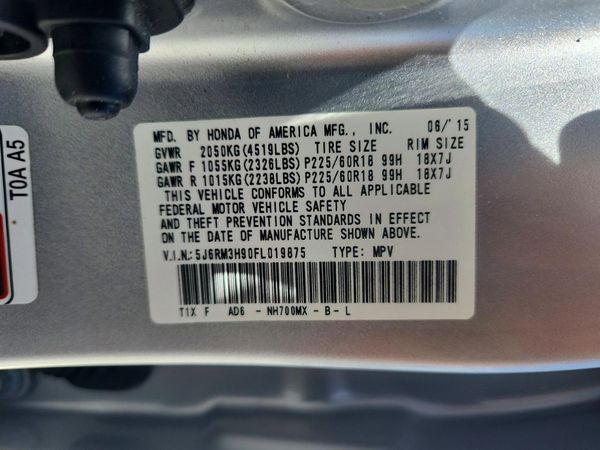 2015 HONDA CRV Touring