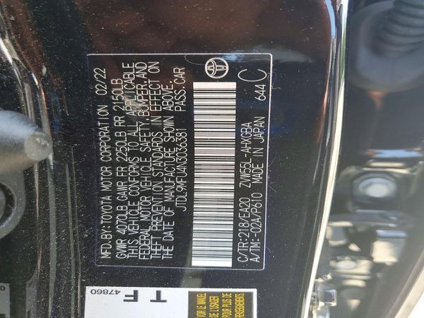 2022 TOYOTA PRIUS