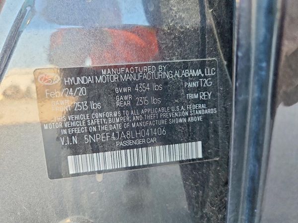2020 HYUNDAI SONATA